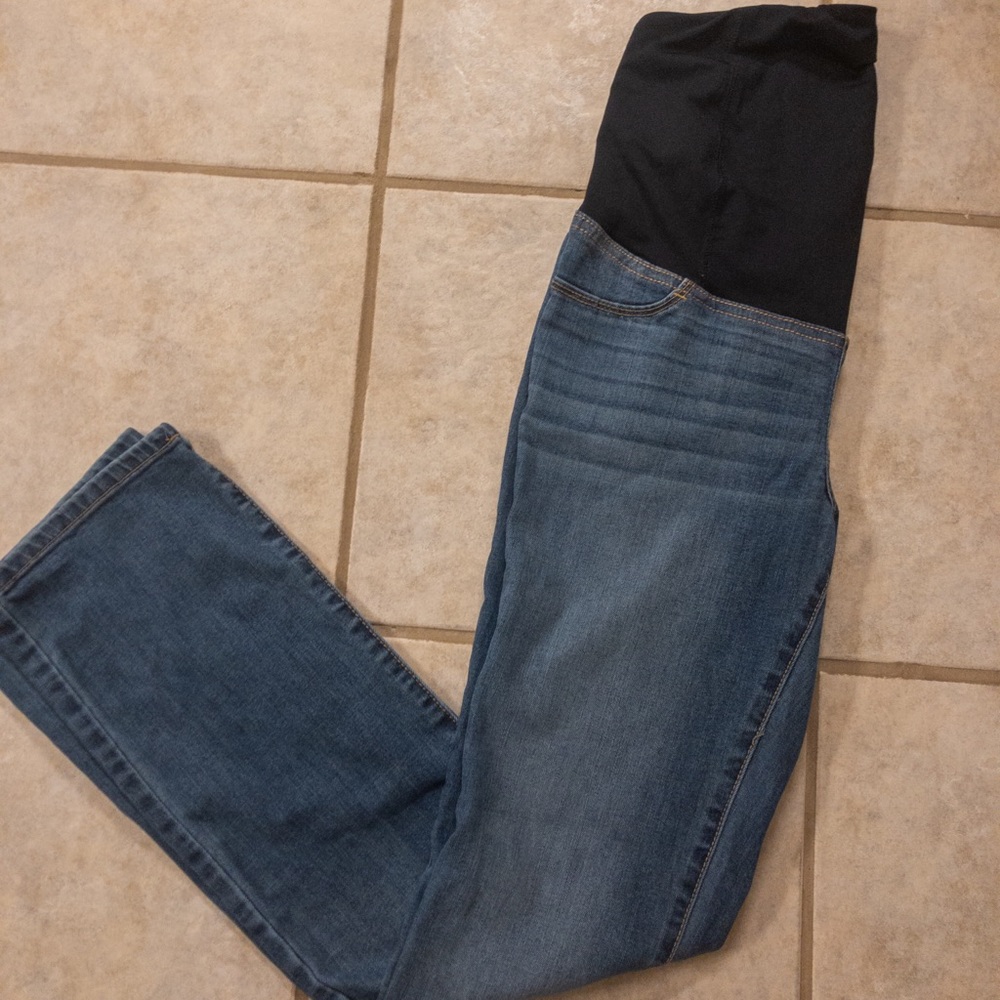 Full tummy panel maternity jeans